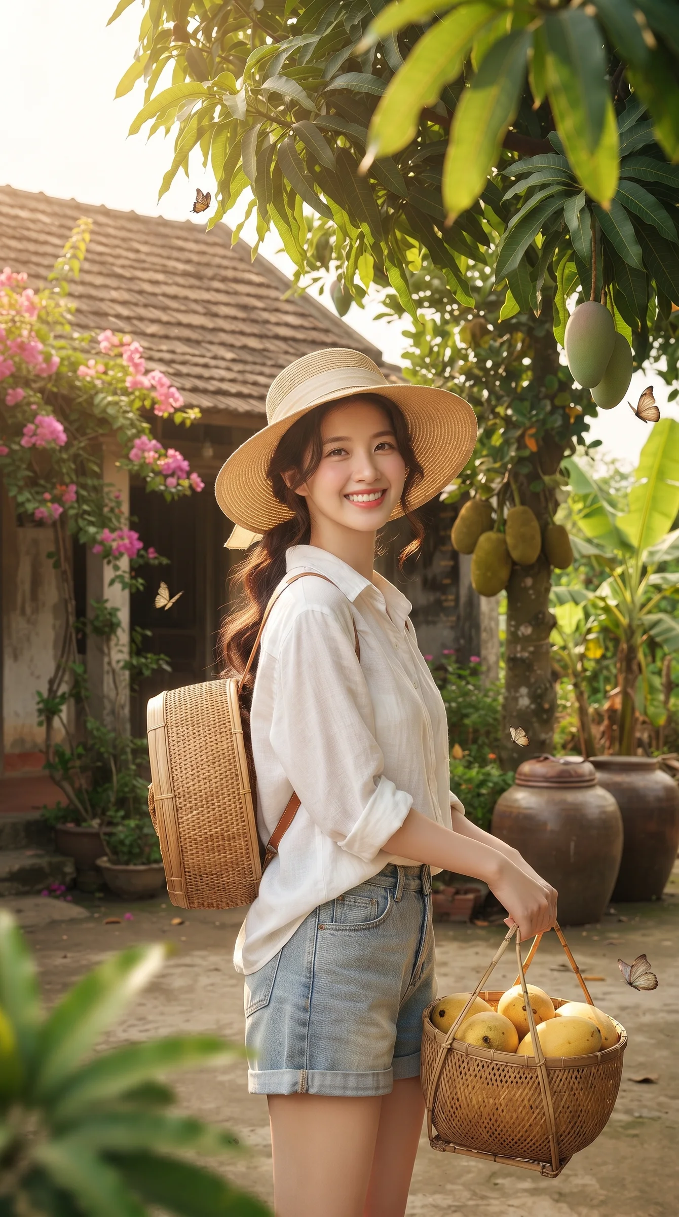 Nắng vàng mùa xoài – Nụ cười bình yên bên hiên nhà quê