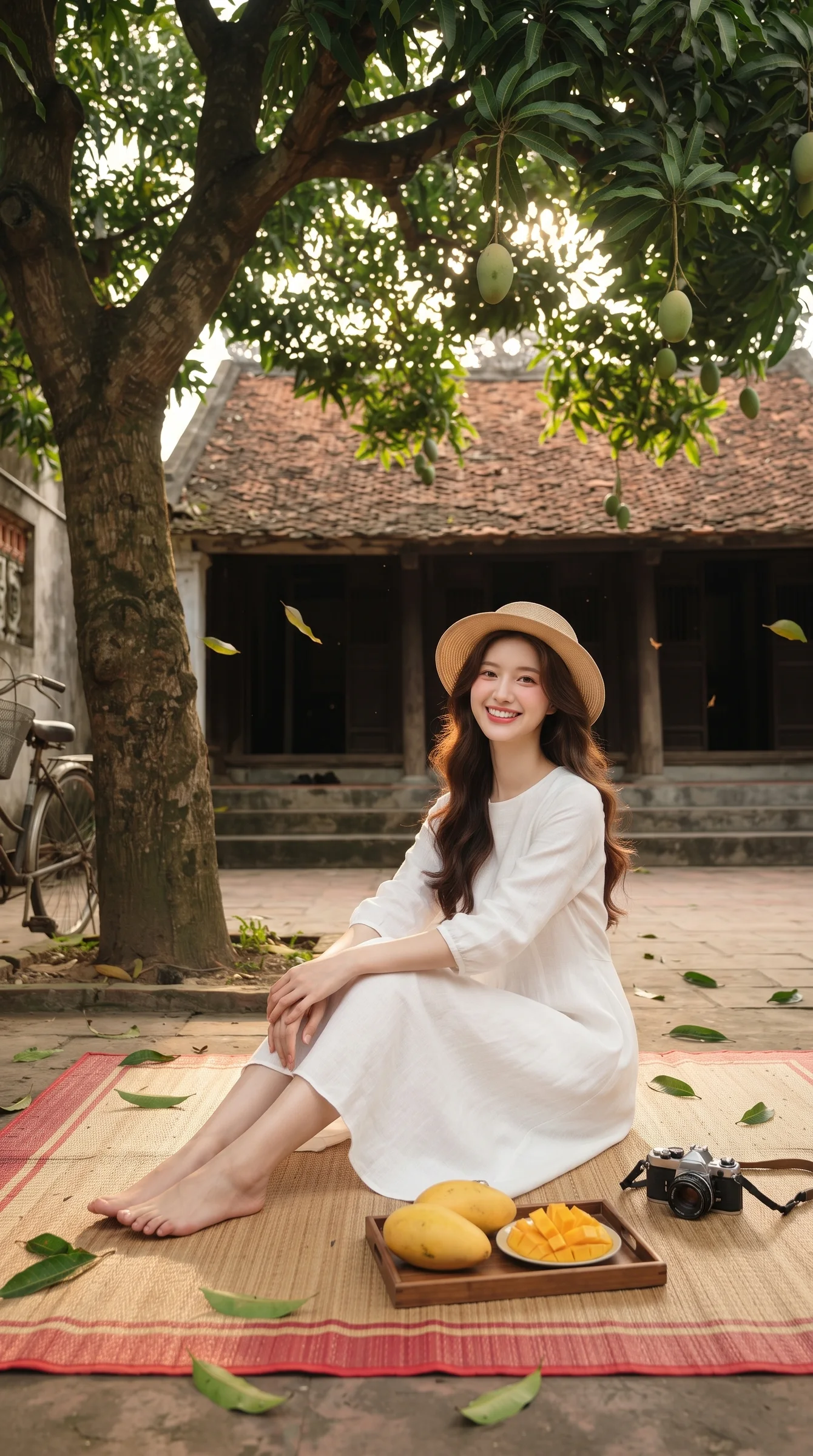 Nắng Hạ Bình Yên Dưới Tán Xoài Quê